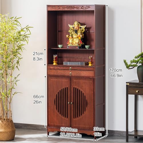 Meuble de méditation avec rangement pour optimiser un salon zen