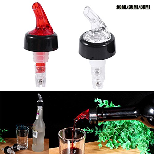 DEWIN Schotmaatregel - Maatregelen voor sterke drank Plastic Fles Pourer 50ml Maatdrank Rode Wijn Liquor Dispenser Shot… - Image 4