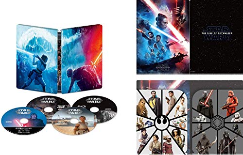 【Amazon.co.jp限定】スター・ウォーズ/スカイウォーカーの夜明け 4K UHD MovieNEX スチールブック(オリジナルWポケットクリアファイル付き) [4K ULTRA HD+3D+ブルーレイ+デジタルコピー+MovieNEXワールド] [Blu-ray]
