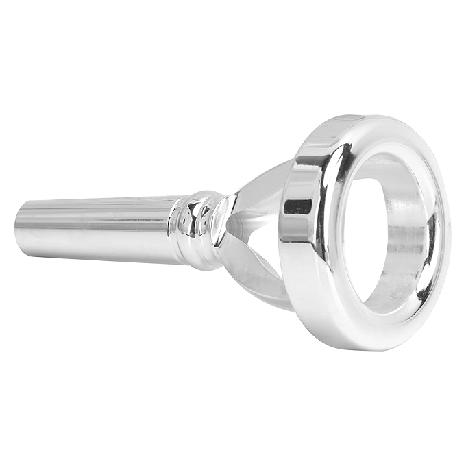 银色大号嘴杯替换配件，专业铜材质，助力音乐表现