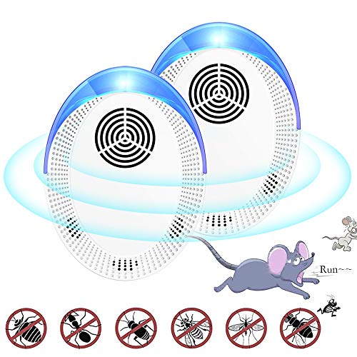 BLAZOR Ultrasonic Pest Repeller, Safe and Silent Plug-in Insect Repeller, Electronic Portable Pest Control Repellent Against Mosquito, Cockroach, Mice, Rodents, Spiders, Flies, Ants Pest Reject (1)