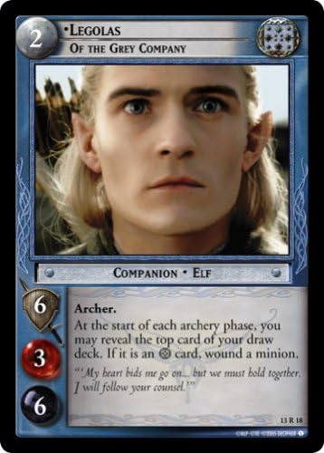 Decipher LOTR TCG BL BLOODLINES Legolas of The Grey Company 13R18