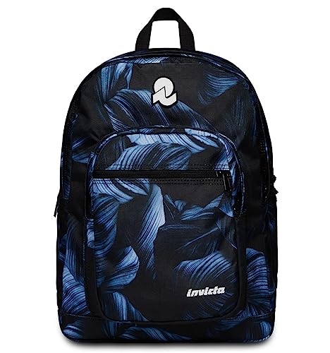 Invicta Zaino Scuola JELEK FANTASY, Blu - Zaino Doppio Scomparto - Tasca Porta Pc, Tasca Porta Borraccia, Organizer Interno - Zaino Scuola Ragazzi, Zaino Tempo Libero - Eco Material