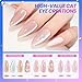 Beetles Jelly Gel Nail Polish Set - Gift Box Nude Sands Collection 75 PCS 20 Colors Jelly Nail Polish Kit Nude Pink Milky White Glitter Silver Cat Eye Base Glossy Matte Top Coat Gift for Women