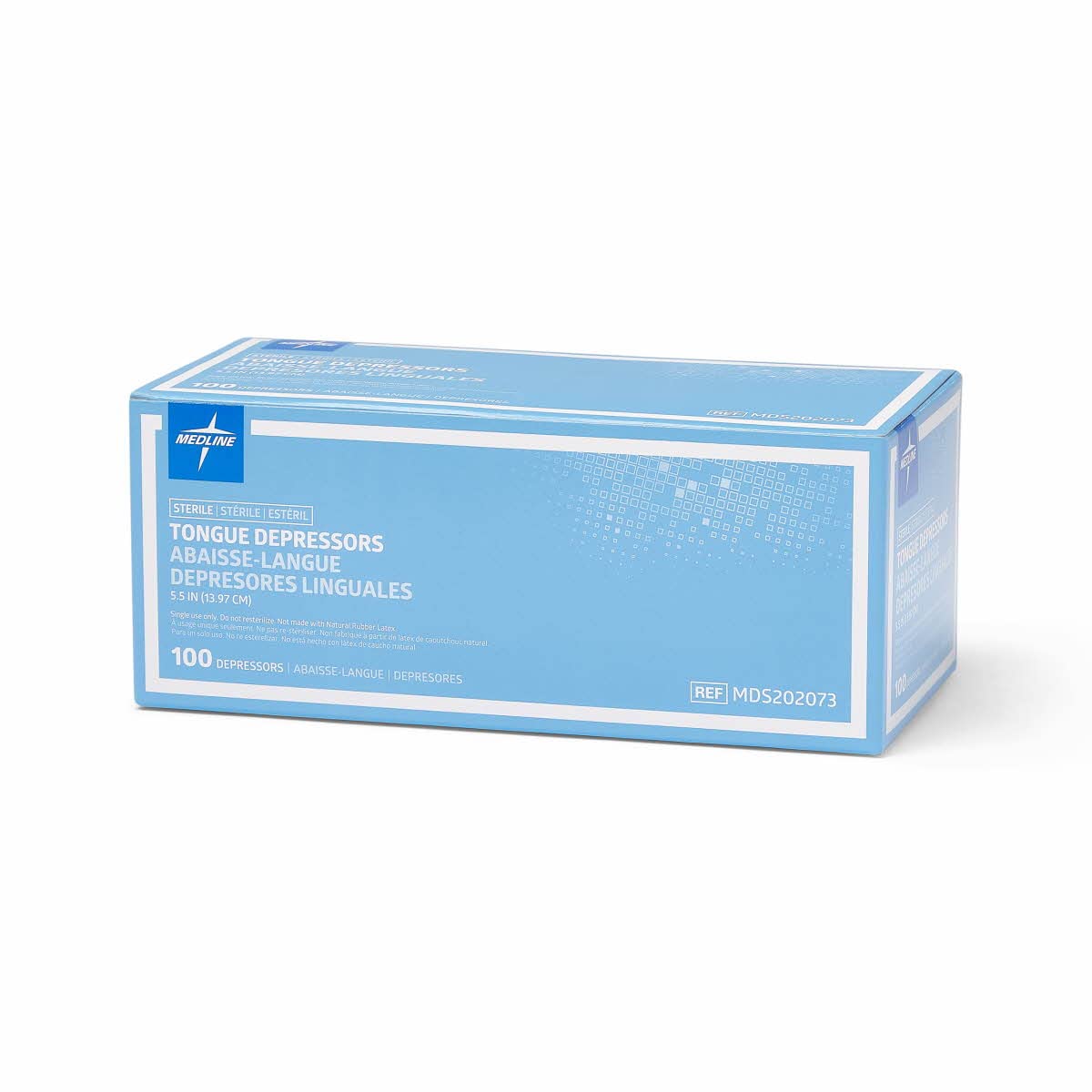 Medline Sterile Tongue Depressor, 5.5" Size, Pack of 1000