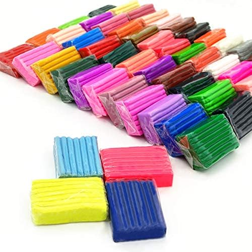 Polymer Clay Starter Kit, 50 Colors 1.0 oz/Block Oven Bake Polymer Clay with Sculpting Tools and Accessories for Jewelry Making, Non-Toxic DIY Art Craft Gifts, Modelling Clay for Kids and Adults. 4 51ud RkXm9L. AC