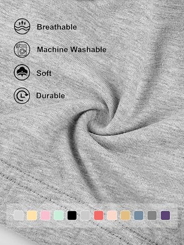 Poroka 12 Pack Girls Training Bras Girls Sports Bras for Teens 7-14 Years Old Multicolor Comfy Soft Sports Cotton Cropped2