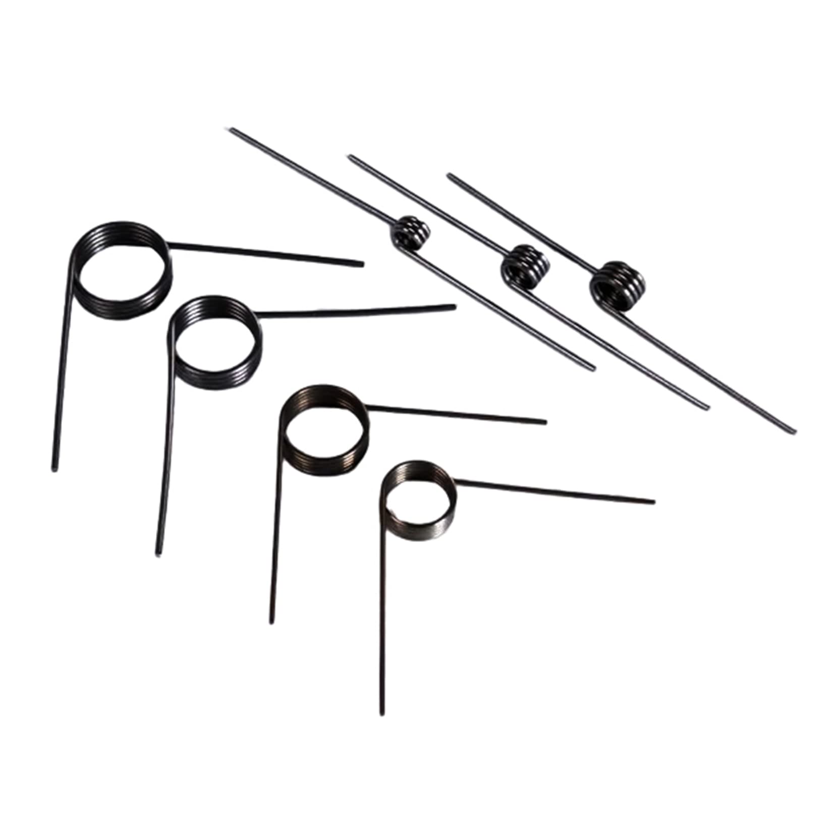 Lot De 10 Ressorts De Torsion En V - Acier 65Mn, Fil 1,4mm, Angles 60/90/120/180° - Pour Petits Mécanismes - 7