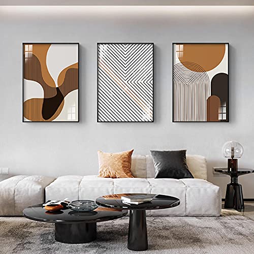 Impression sur toile contemporaine affiche murale abstrait moderne salon 70x100cm x3
