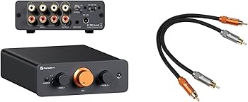 Fosi Audio パワーアンプ プリアンプ RCAケーブルセット Fosi Audio パワーアンプ プリアンプ RCAケーブルセット
