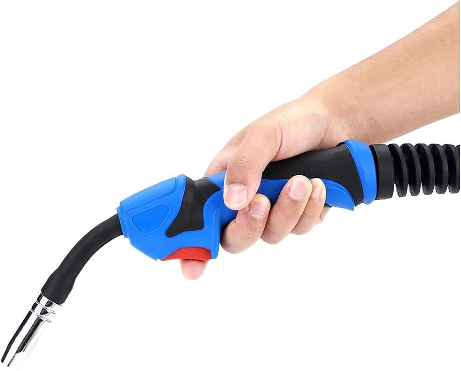 Flexible Mono Cable Gas Welding Torch Shielded MB15AK, Euro Connector 3.8M, Lightweight and Flexible Packages, Ideal for High Temperature Welding