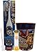 The Paw Patrol Boys and Girls 3pc Bright Smile Oral Hygiene Bundle! Turbo Spin Toothbrush, Brushing Timer & Mouthwash Rinse Cup! Plus Dental Gift Bag & Tooth Saver Necklace! (Marshall)