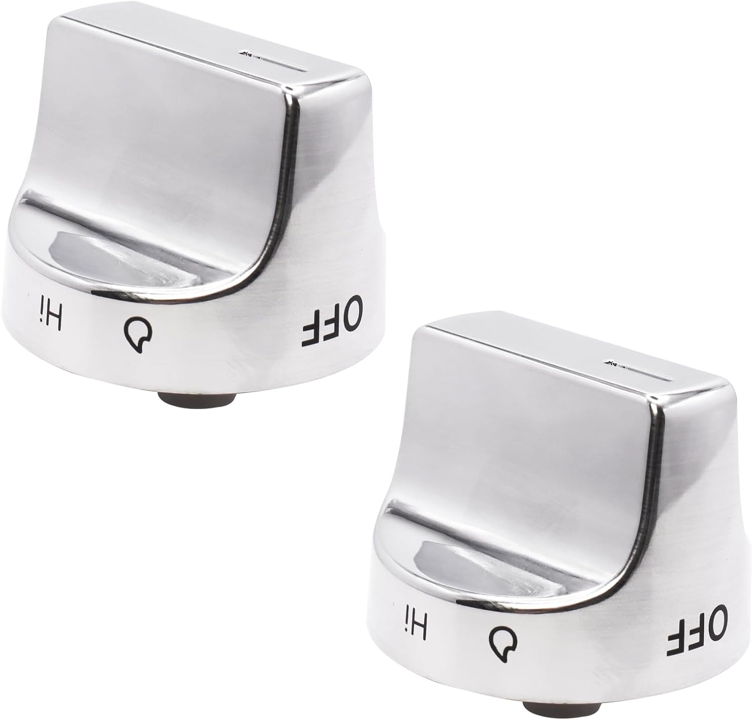 W11159630 W11023139 Surface Burner Knob w10850015 Control Knob Compatible With Whirlpool Gas Ranges Replace 4813782 AP6284486 PS12347845 EAP12347845 （2Pack）