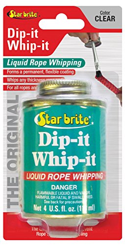 STAR BRITE Dip-It Whip-It Liquid Rope Whipping - Clear 4 OZ. (084907B)