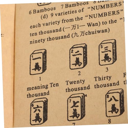 Manual de instrucciones de Mahjong English ORFOFE miniatura 7