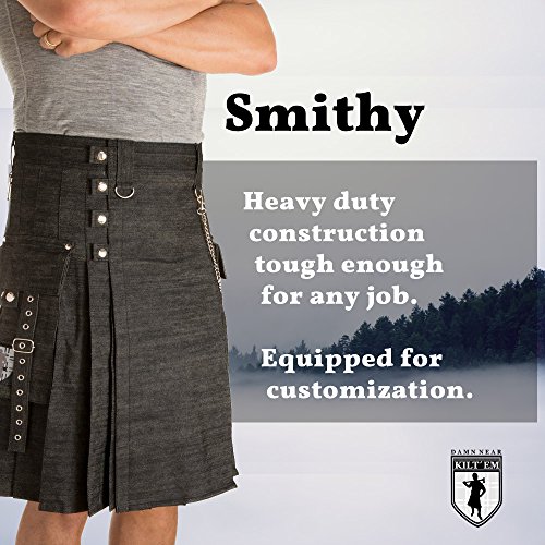 Damn Near Kilt 'Em Men's Smithy Utility Kilt2