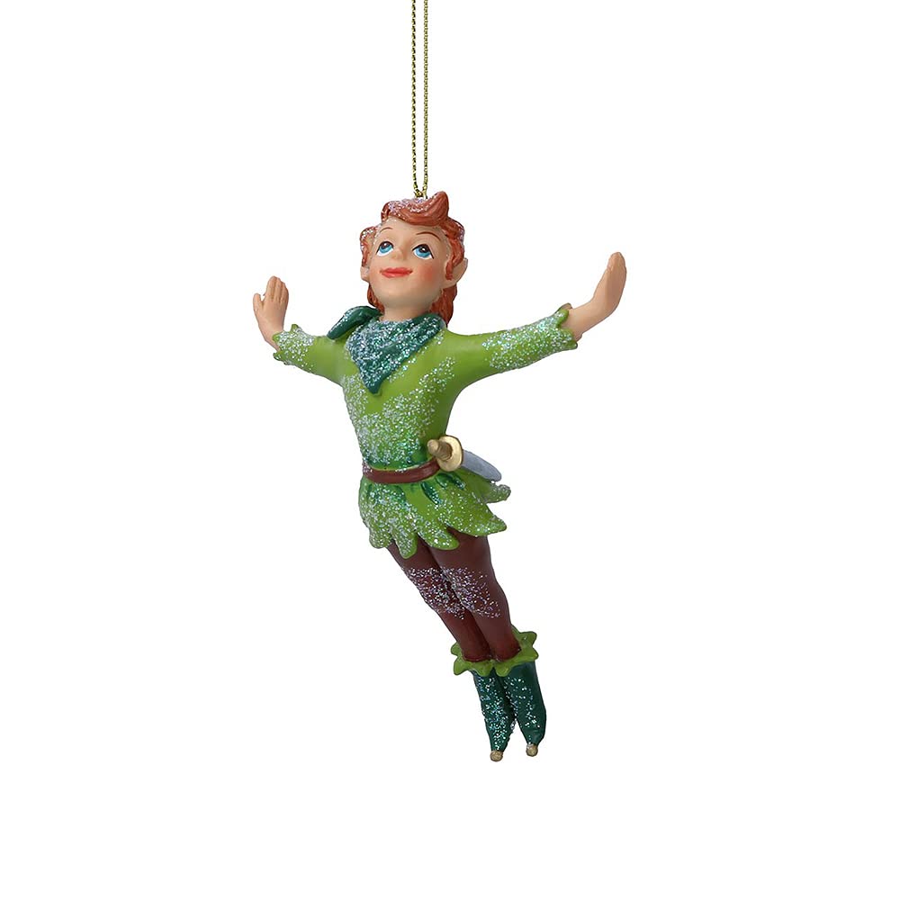 Crafty Capers Red Peter Pan Hanging Ornament | Christmas Tree Decorations | Gisela Graham