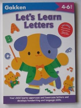 Paperback Let's Learn Letters (Gakken Workbooks) Book
