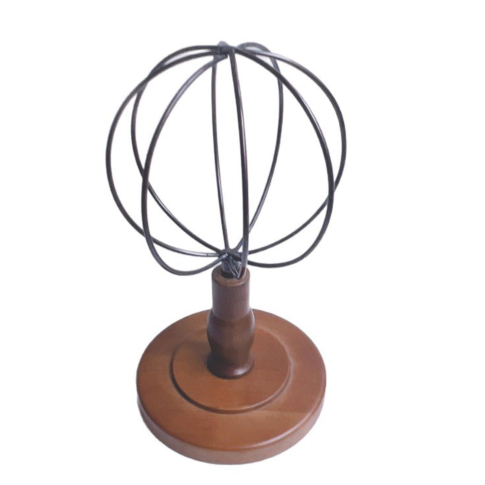 Limtula Stable Iron and Wood Hat Holder Stand with Removable Hooks for Caps and Wigs Display Stand Store Display Hat