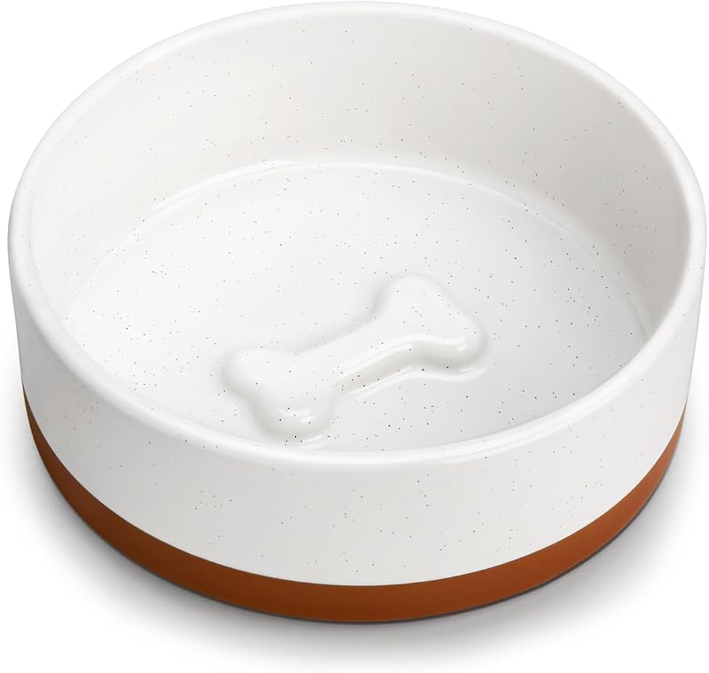 Tigela de cerâmica para cães e gatos MALACASA TARA, 1,5 xícara, S