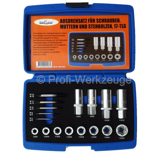 Stehbolzen Ausdreher Satz 4-tlg. | 6-12 Mm Ein- & Ausdrehwerkzeug – Gepco-Advanced Technology