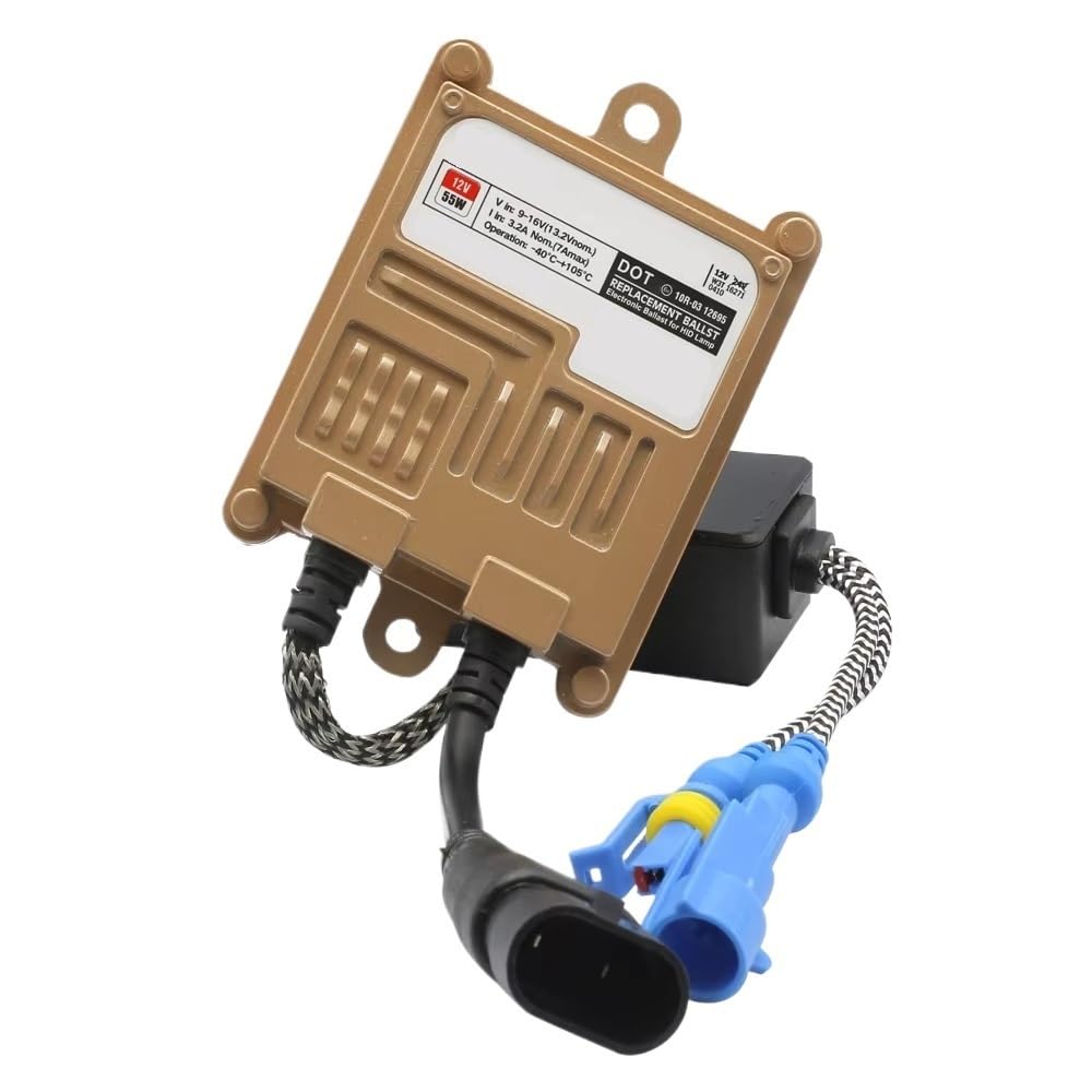 HID Xenón Balasto Kit De Balasto HID para Faro De Coche, 12V, 55W, Accesorios para Balasto para Faro De Coche H1 H7 H11 D2H Xenón HID Lastre(2 PCS Ballast)