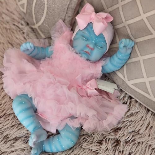 Muñeco bebe reborn silicona realista 20 pulgadas miniatura 1