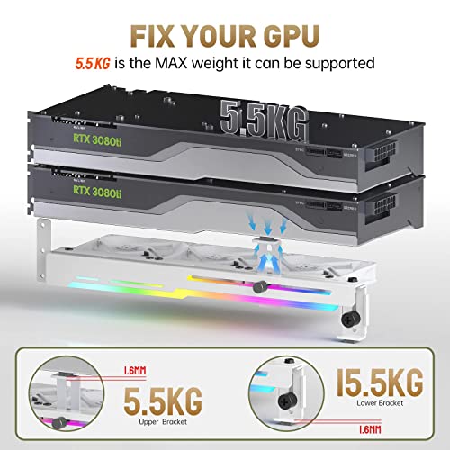 AsiaHorse Ventola per PC per GPU,Ventola per