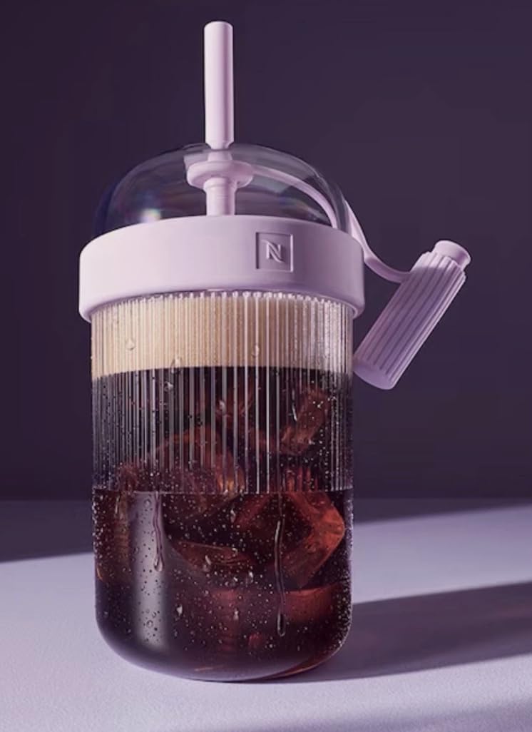 Nespresso - Travel Tumbler - Federico Peri Design Limited Edition - for iced Drinks only, 540ml, Lavender