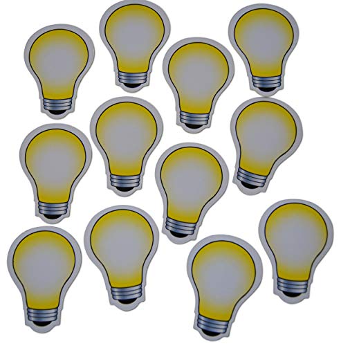 Imanes Decorativos de Bombilla Pequeños 12 Piezas