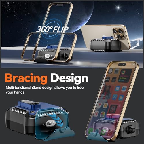 Image of for AirPods 4 Case with Lock & Phone Stand(Blue) | Automatic Snap Switch Lock,Carbon Fiber Texture Design Cover with Cleaner Kit