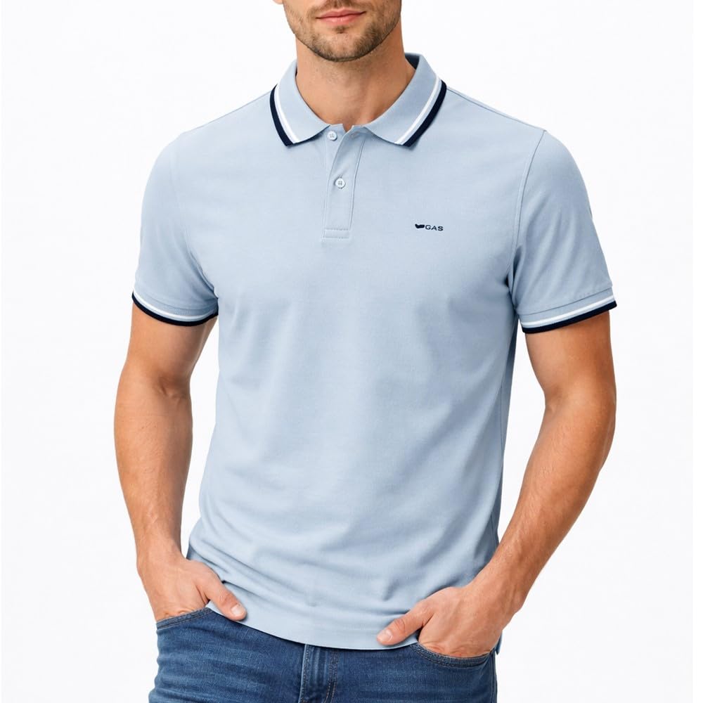 gas Polo Uomo Manica Corta b1202 Ralph/s