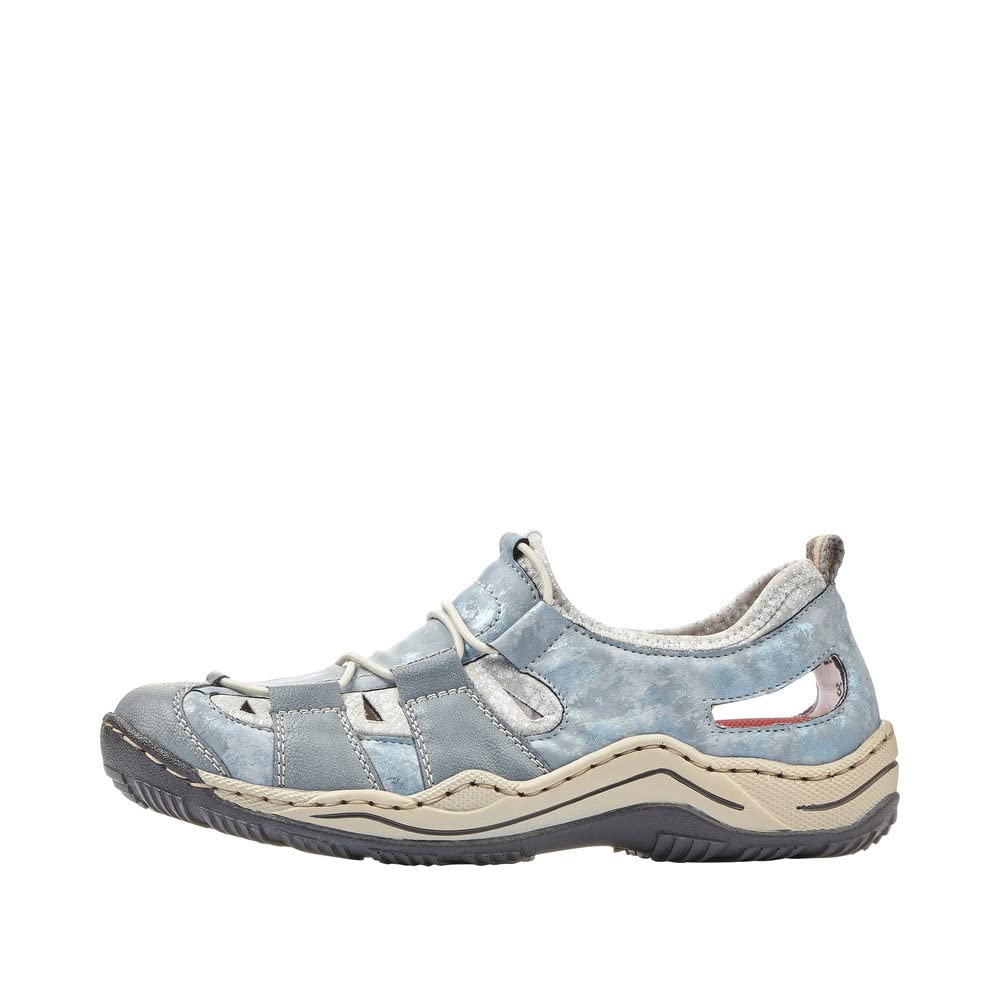 Rieker Damen Slip-On Sneaker L0539, Frauen Halbschuhe, lose Einlage