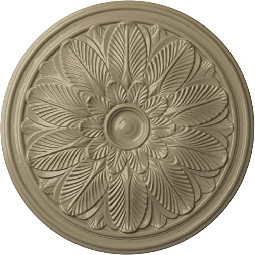 Image of Ekena Millwork CM22BOGDF Bordeaux Ceiling Medallion, 22-5 /8 x 1-3 /4, Gobi Desert