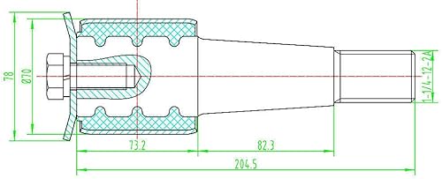 Miniatura 2 de freightliner-international Torque Rod Bushing 44697000