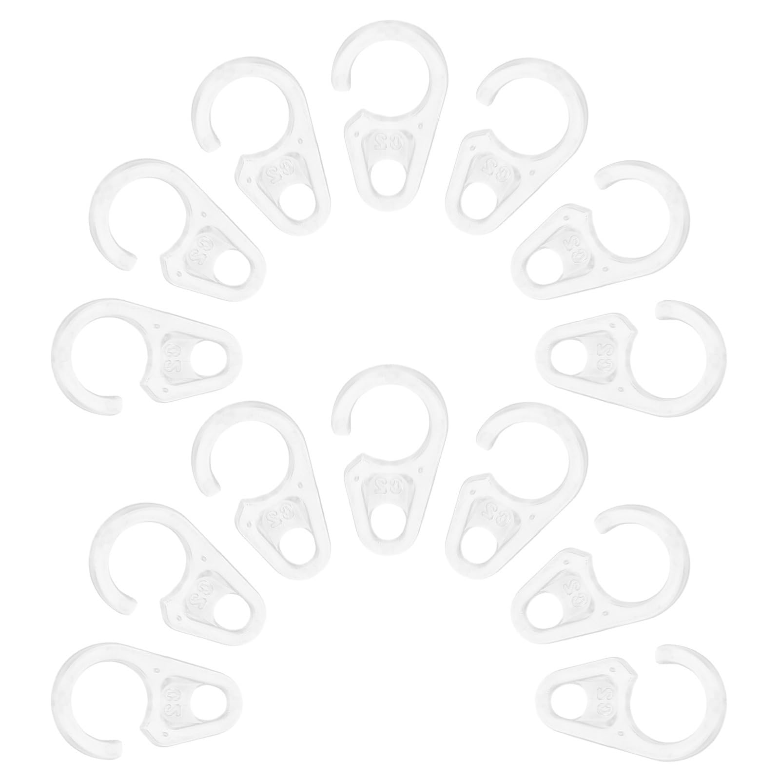 Plastic Curtain Hooks 200pcs Transparent Plastic Shower Curtain Rings - Durable Hooks for Bathroom Drapes and Window Rods