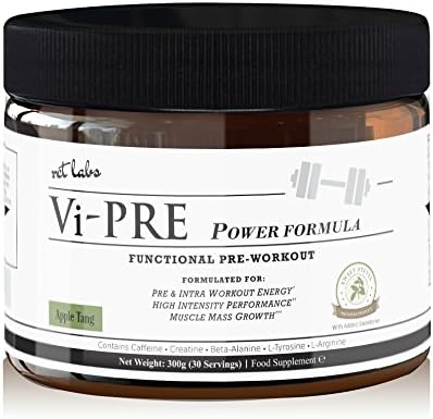 Nootropic Pre Workout Supplement for Power & Strength - Increase Mental & Physical Energy, Build Muscle, Boost Nitric Oxide & Increase Strength.