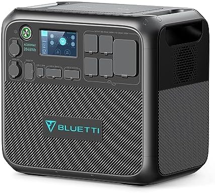 BLUETTI Generador Solar AC200MAX, 2048Wh LiFePO4 Batería Reserva,...