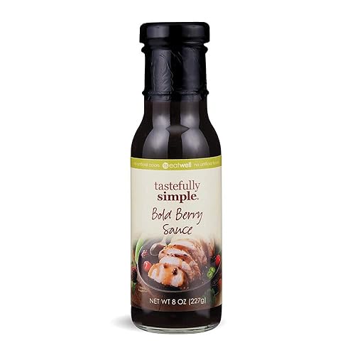 Tastefully Simple Salsa de bayas audaces con pimienta serrana para comidas de un plato, cocción lenta - 8 onzas