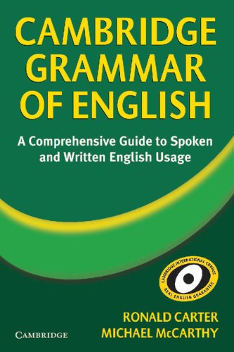 Book Cover of Ronald Carter, Michael McCarthy - Cambridge Grammar of English: A Comprehensive Guide