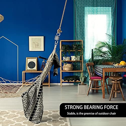 JTOOYS 2 Pieces Hammock Spring, Hardened Galvanized Steel Extension Spring for Hanging Hammock Chairs and Porch Swings Heavy Duty Spring Leisure Garden Swing Hammock (Load Capacity 500 kg/1102.3lb)