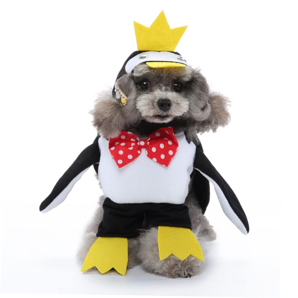 BESPORTBLE 4 Set Di Cappotti Per Cani Pinguino Extra Large Mantello Per Gatti Abbigliamento Per Animali Domestici Costume Da Cosplay Per Halloween