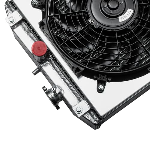 4 Core Radiator Fan Set Compatible with 1992-2000 Honda Civic EK EG D15 D16 Integra B16 B18 1992 1994 95 96 97 98 99 - Image 5