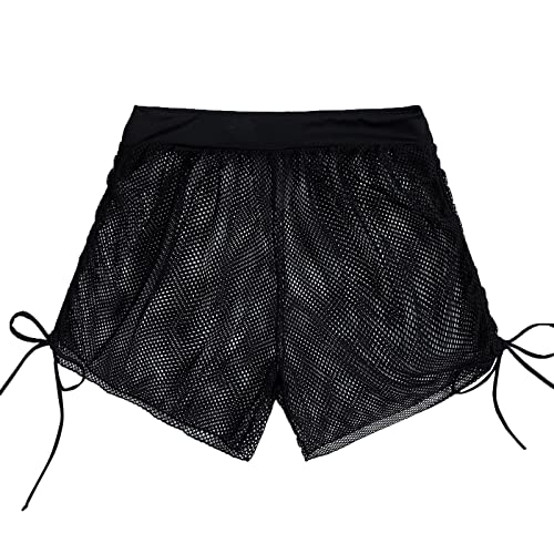 Bikini con pantalones de playa de malla para disimular y estilizar la figura 4