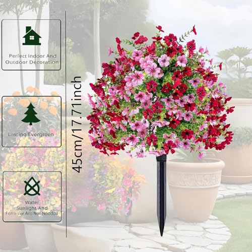 Flor artificial impermeable para solucionar el mantenimiento de tu jardín exterior 6