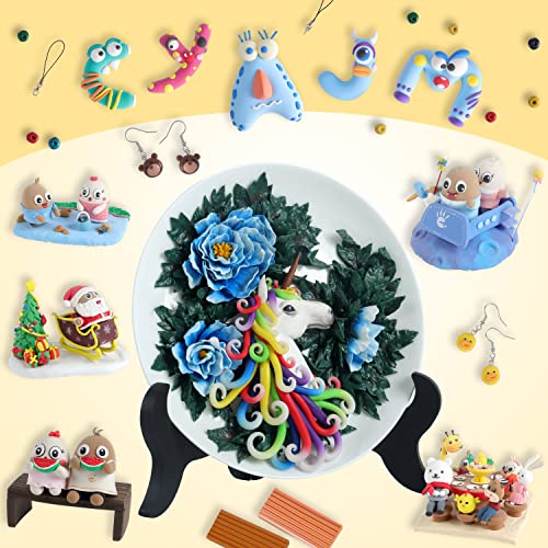 image for CyAJM Polymer Clay Kits 50 Colors,Christmas Modeling Clay for Kids DIY