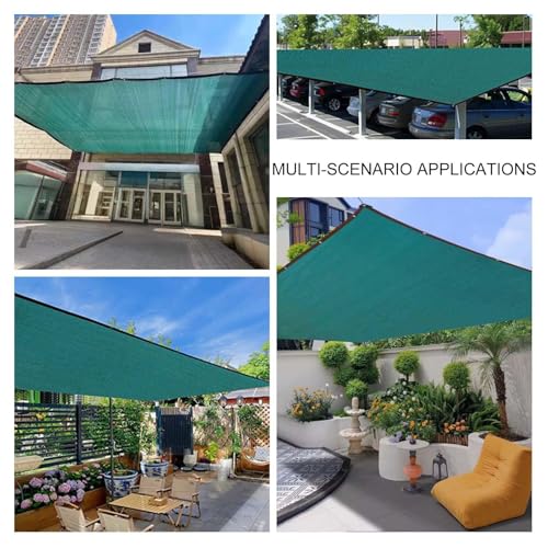 Toldo de vela de sombra 90% para proteger tu coche del calor extremo 7