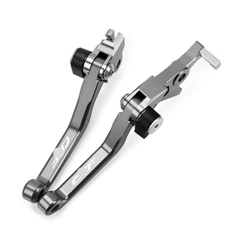 Mlioju A Pair Gray Motorcycle Clutch Lever For Crf250l Crf250ｍ Crf250l(S) Crf250rl Crf300l Crf250 Rally Pit Dirt Bike Pivot Foldable Brake Clutch Levers