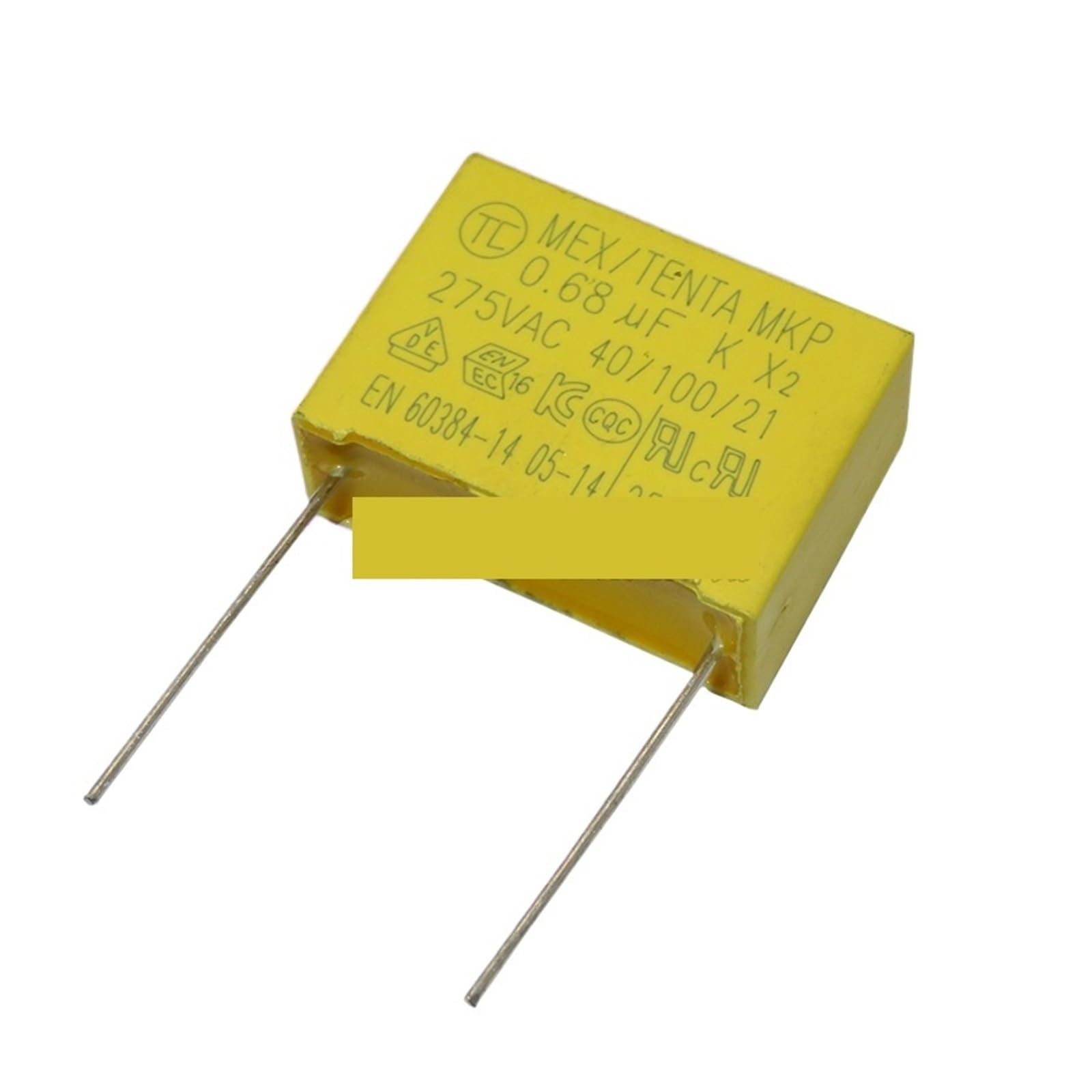 ICXLPMC 10pcs 275VAC capacitor X2 capacitor 0.68uF 680nf Pitch 22mm X2 275V Polypropylene film capacitor