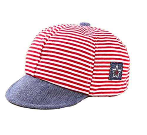 Sombrero infantil de algodón, gorro para bebé, gorro de verano, sombrero ajustable para 1-2 años de edad, sombrero para niños, niño, niña, sombrero de bebé, gorro para el sol con visera